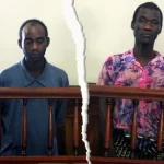 steven monjeza and tiwonge chimbalanga appear before a magistrate court in malawi in january