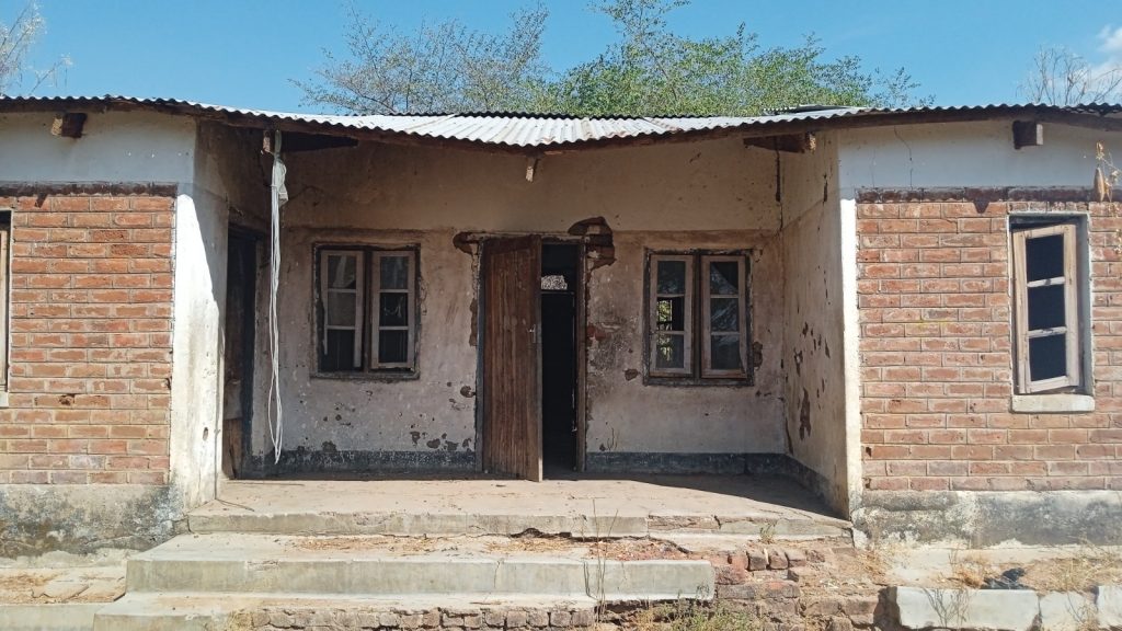 Strong community foundations for sustainable national development 2 One of the teachers houses at Chipoka Primary School to be renovated 1