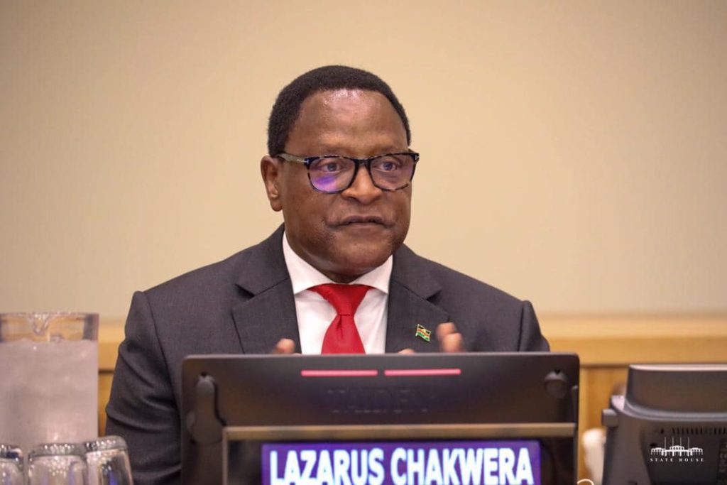 President Chakwera working hard to secure assistance for his poor citizens at UNGA in New York