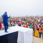 Reverend Nkhoma in one of the crusades in Blantyre