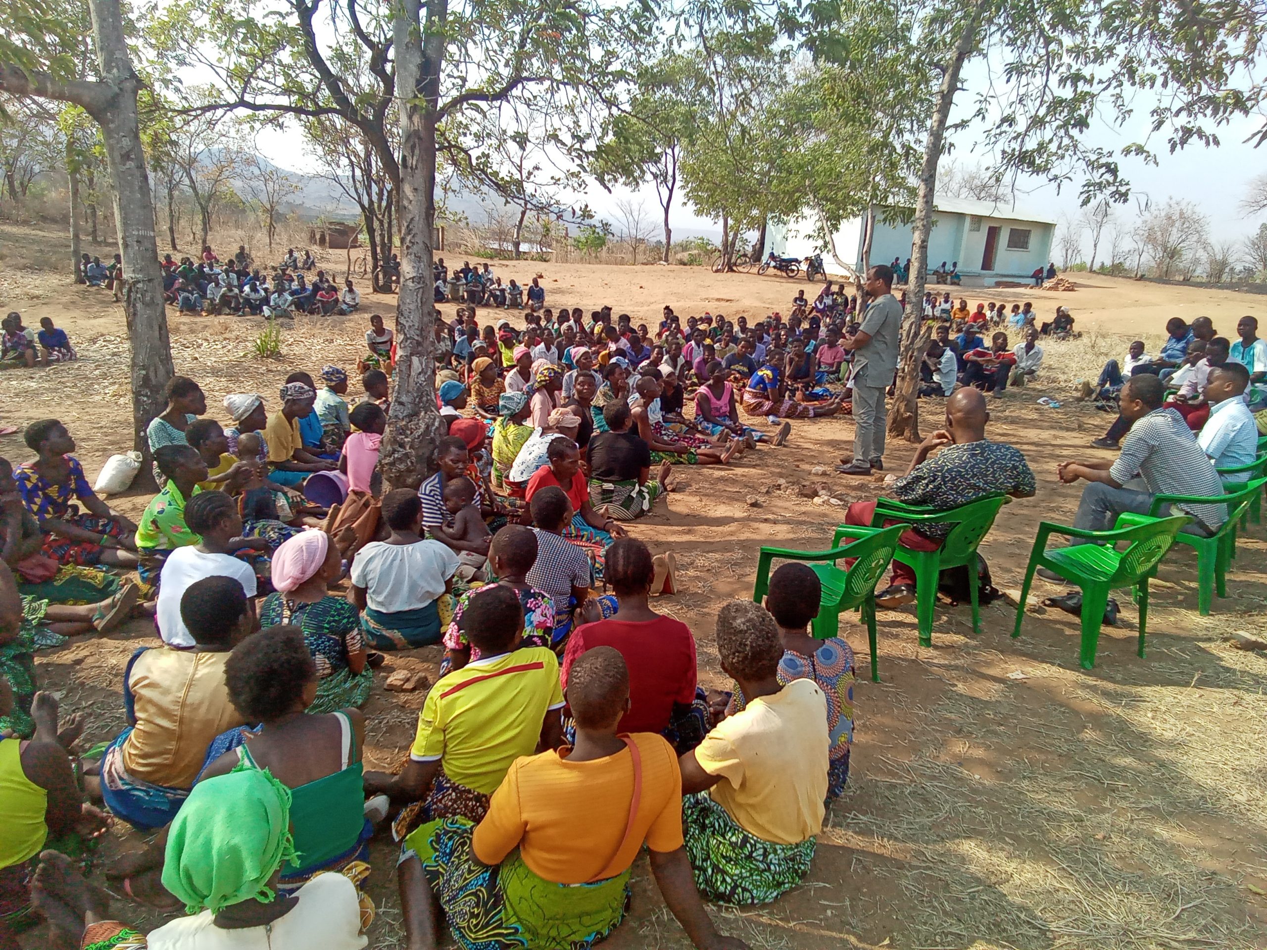 Mwanza District Council Director of Planning and Development Emmanuel Sohaya standing addressing the programme participants. Pic by Brian Wasili scaled