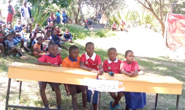 One of the participating teams in the competition