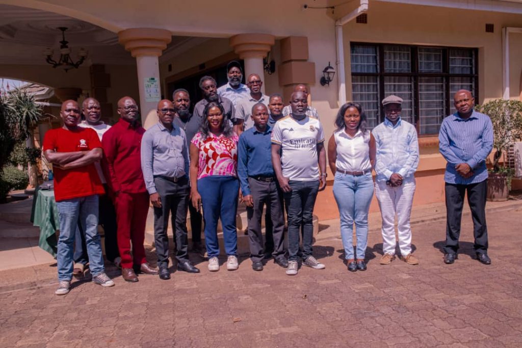 Participants to the training workshop posing for a photo