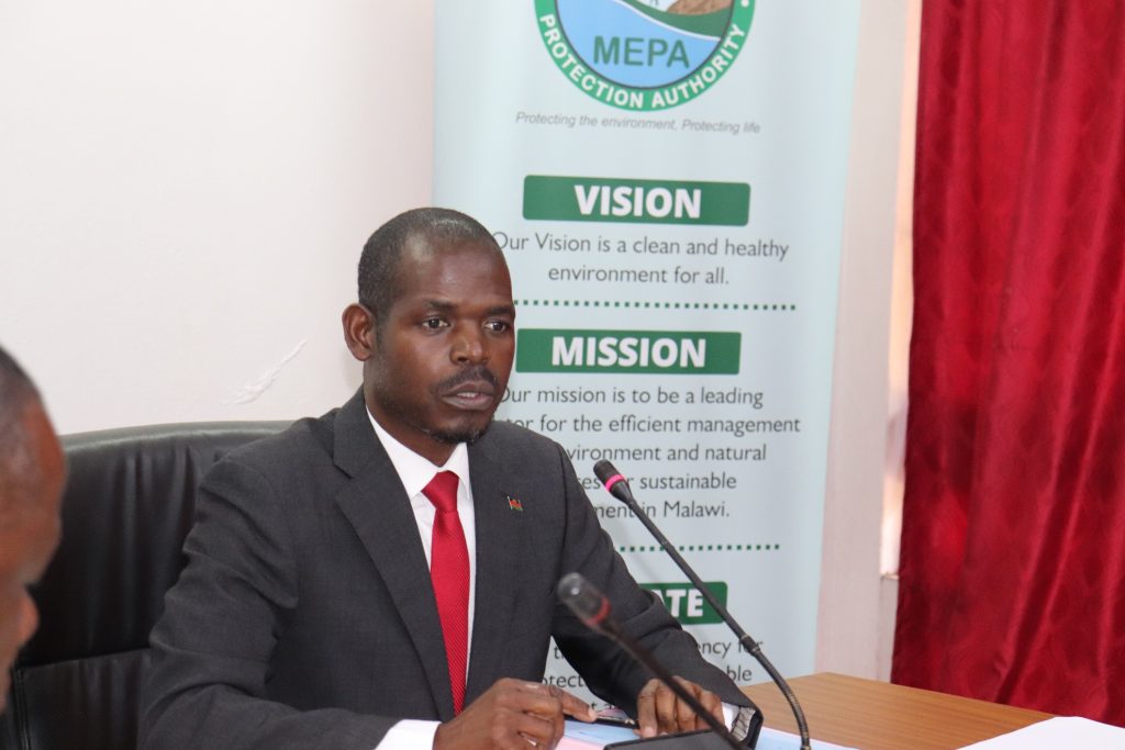 Ministry takes bold steps on thin plastics 1 Principal Secretary in the Ministry of Natural Resources Dr Yusuf Mkungula during the press briefing thin plastics