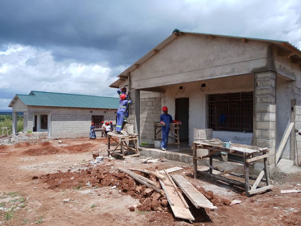 Bailing out communities from needless deaths 2 Medical staff houses at Kadidi almost at an advanced stage