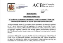 ACB reintroduces vetting system for property ownership transfers